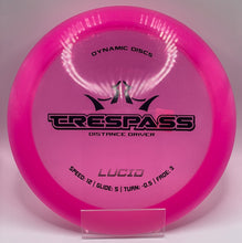 Load image into Gallery viewer, Dynamic Discs Lucid Trespass - Distance Driver