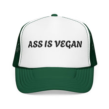 Load image into Gallery viewer, "Ass Is Vegan" Novelty Foam Cap
