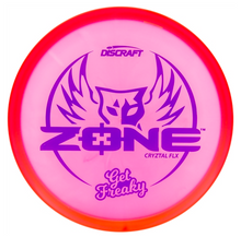 Load image into Gallery viewer, Discraft Brodie Smith Cryztal FLX Zone &quot;Get Freaky&quot; - Putt Approach
