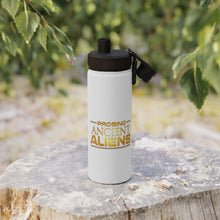 Load image into Gallery viewer, Probing Ancient Aliens - Stainless Steel Water Bottle with Sports Lid
