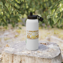 Load image into Gallery viewer, Probing Ancient Aliens - Stainless Steel Water Bottle with Sports Lid
