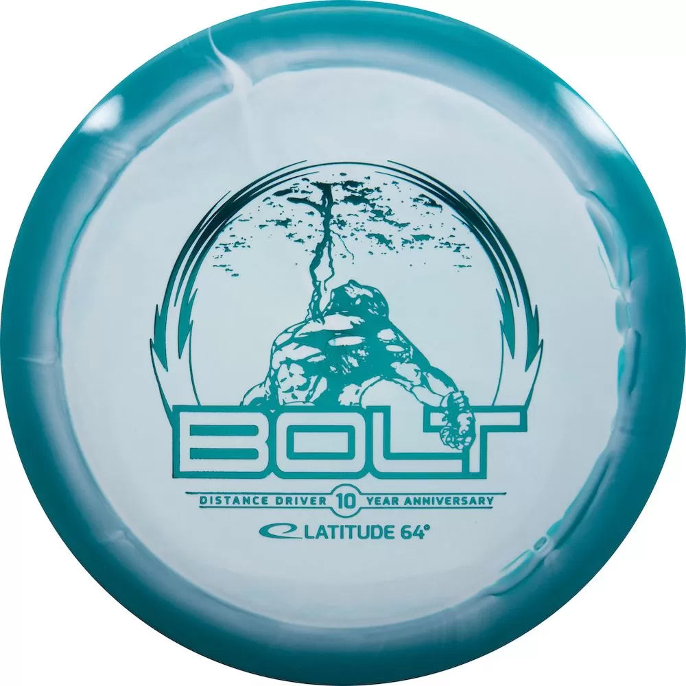 Latitude 64 Gold Orbit Bolt 10yr Anniversary Stamp - Distance Driver